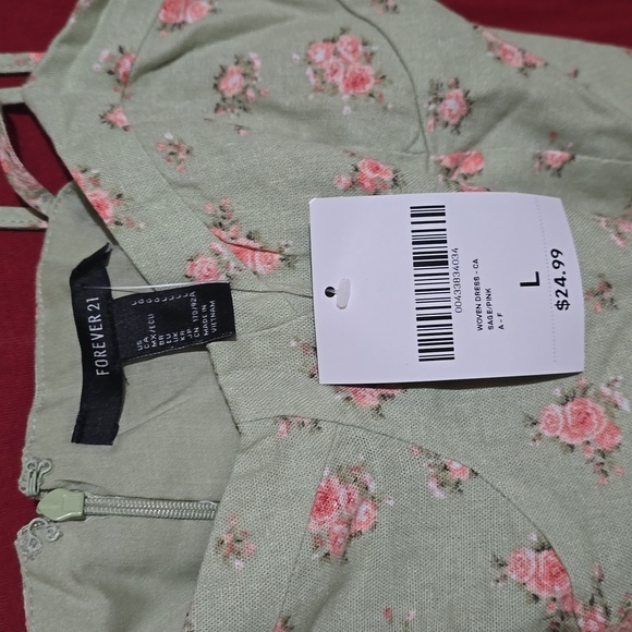 NWT Forever 21 Summer Dress Sz L - Picture 5 of 11